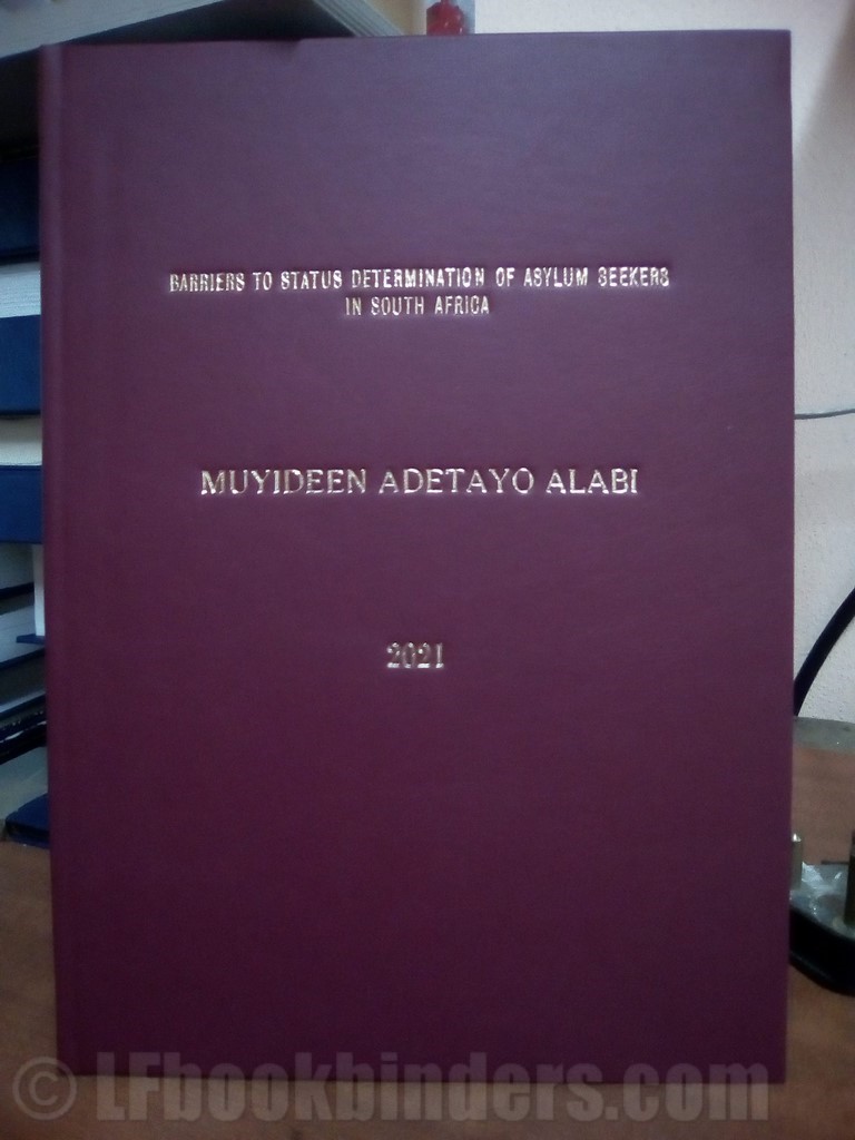 Thesis Binding